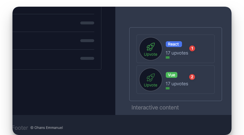 Synced upvote state values via nanostores.