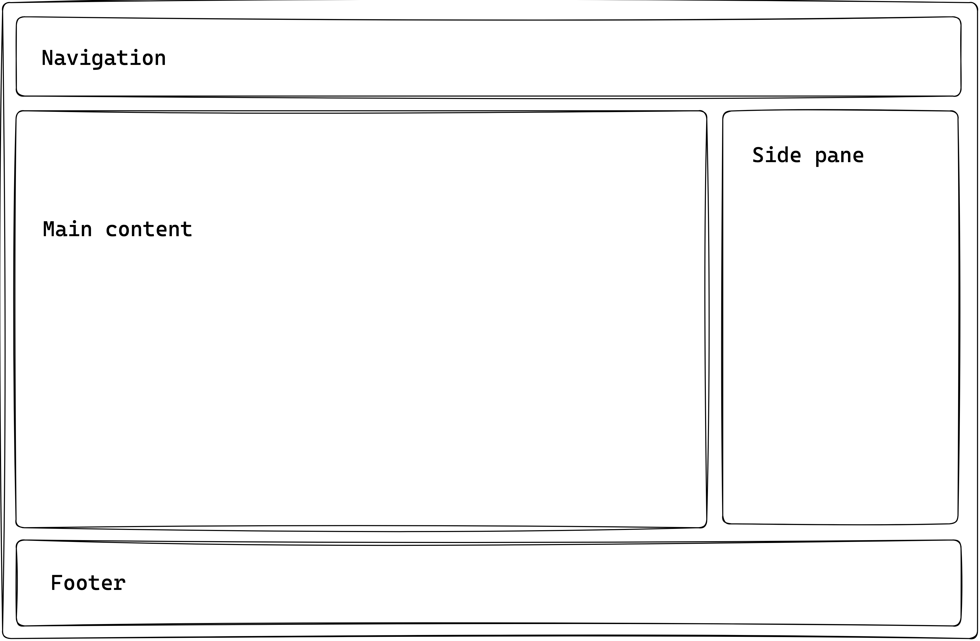 A static astro page structure.